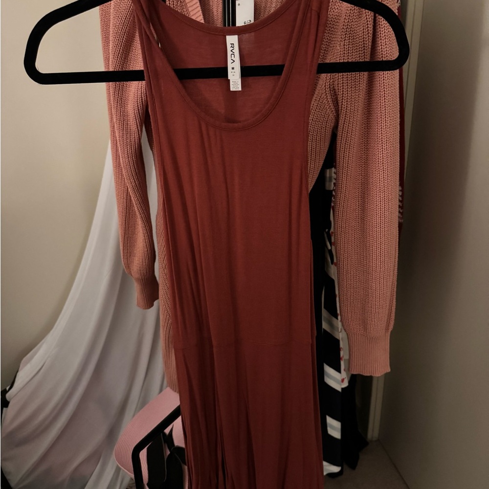 Burnt orange dress